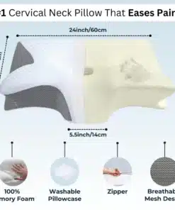 TruePhorm™ Memory Foam Cervical Pillow 6